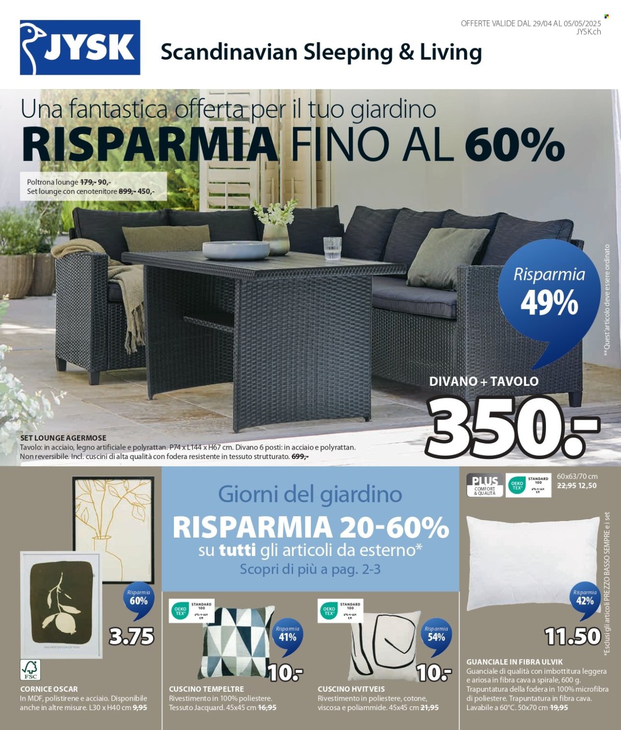 Catalogue JYSK - 29.4.2025 - 5.5.2025. Page 1