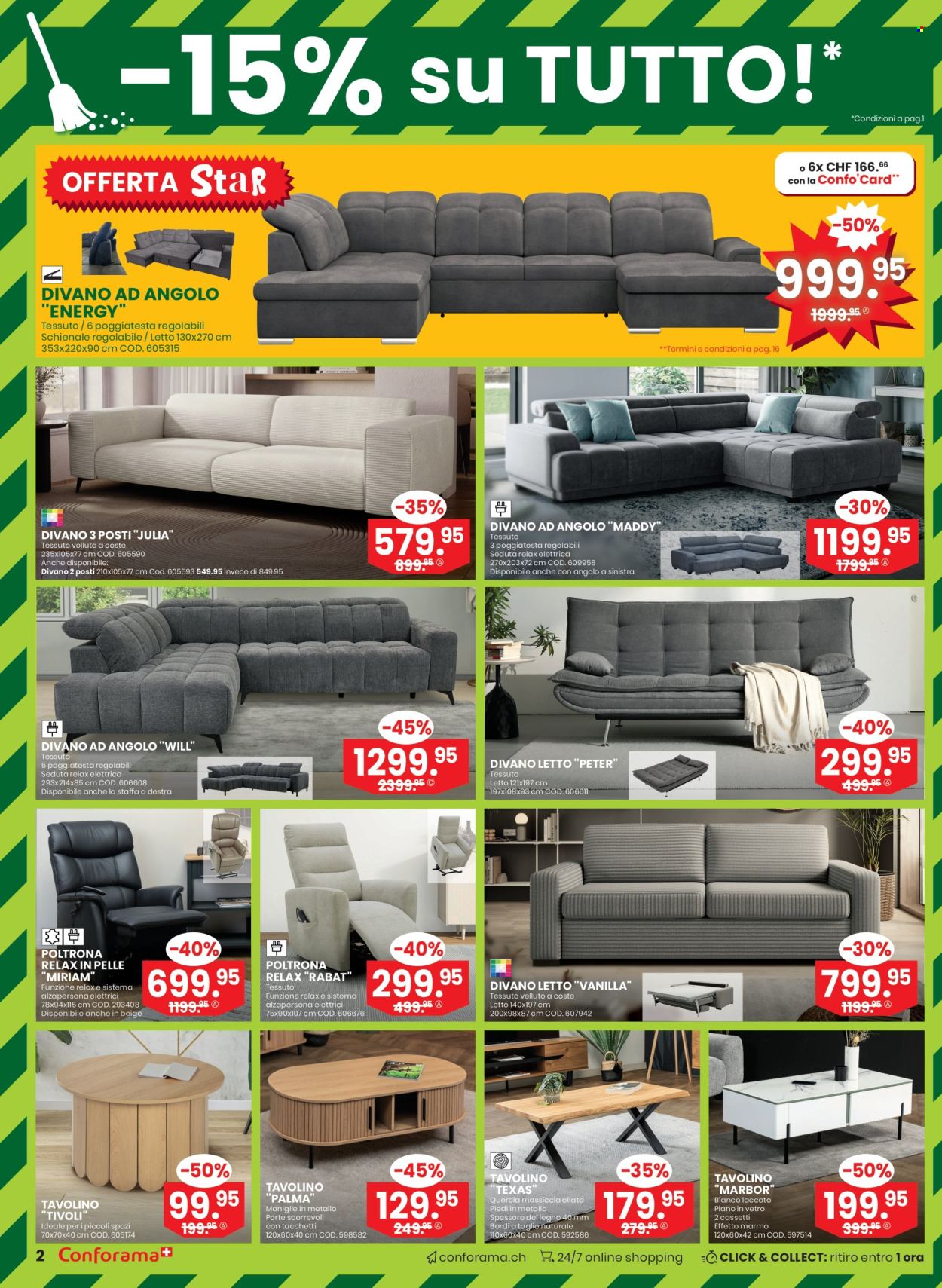 Volantino Conforama - 30.4.2025 - 13.5.2025. Pagina 2