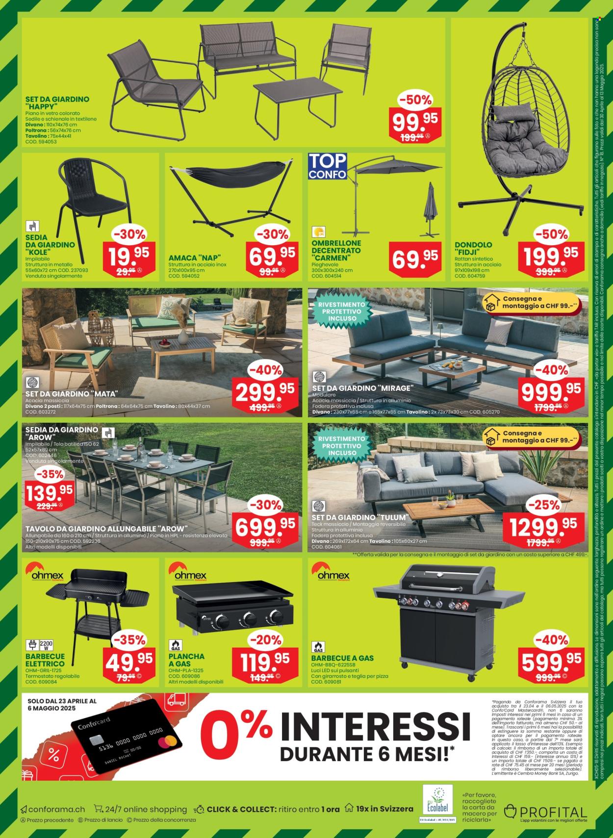 Volantino Conforama - 30.4.2025 - 13.5.2025. Pagina 16