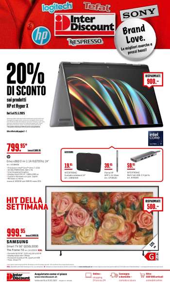 Volantino Interdiscount - 5.5.2025 - 25.5.2025.