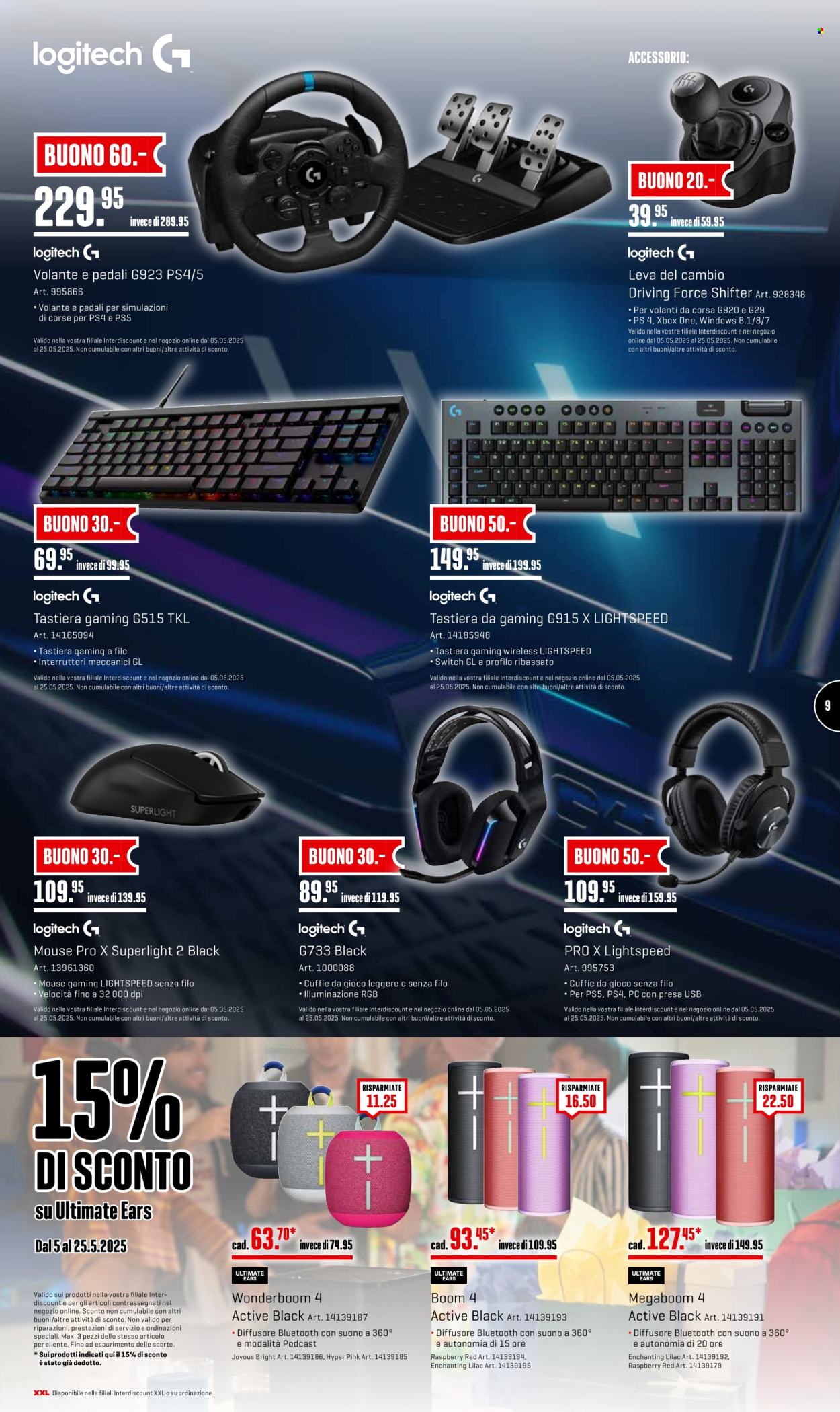 Volantino Interdiscount - 5.5.2025 - 25.5.2025. Pagina 9