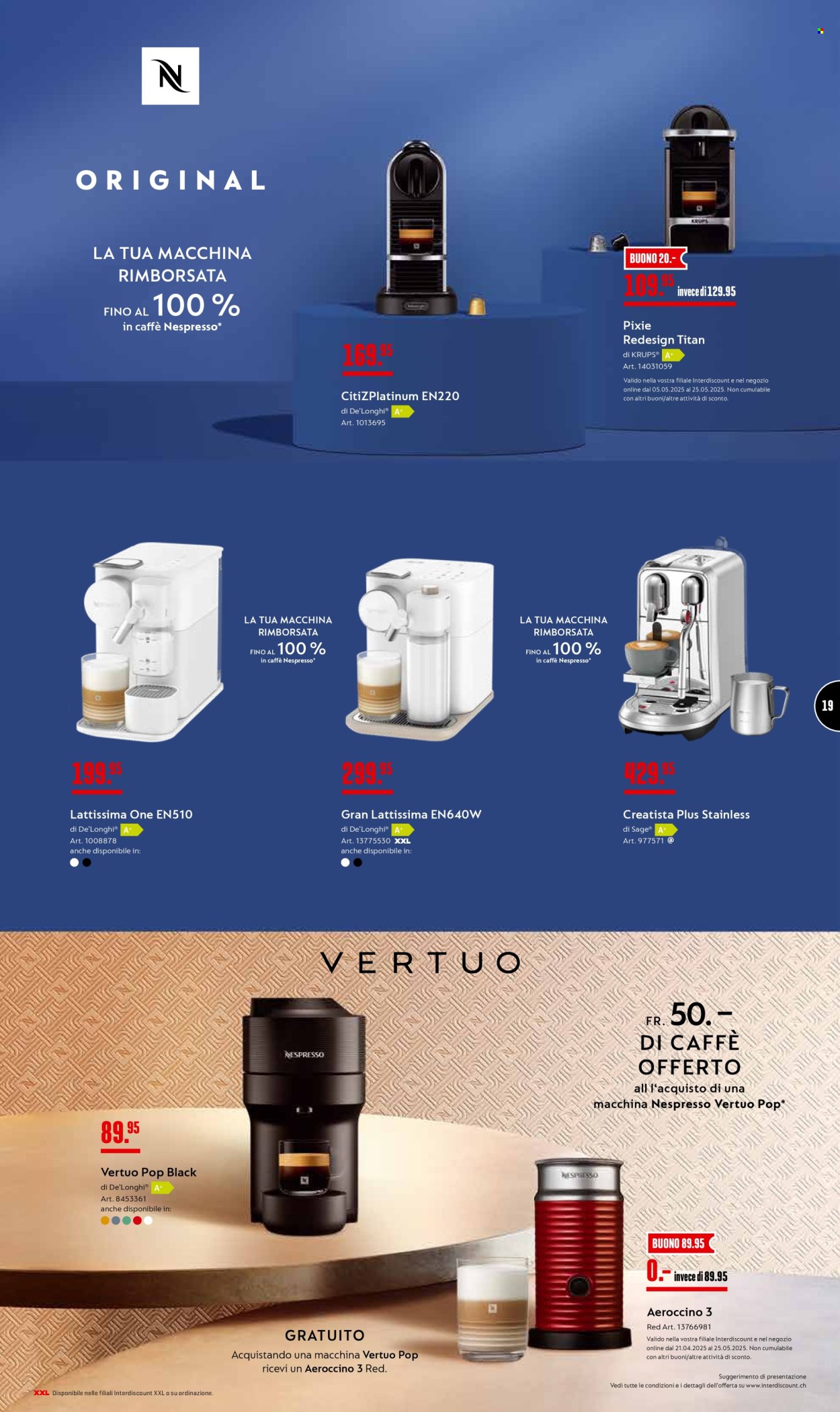 Volantino Interdiscount - 5.5.2025 - 25.5.2025. Pagina 19