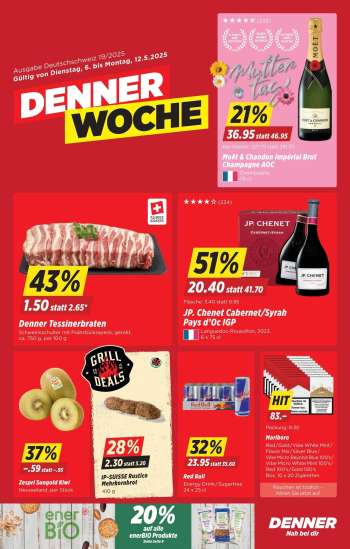 Prospekte Denner - 6.5.2025 - 12.5.2025.