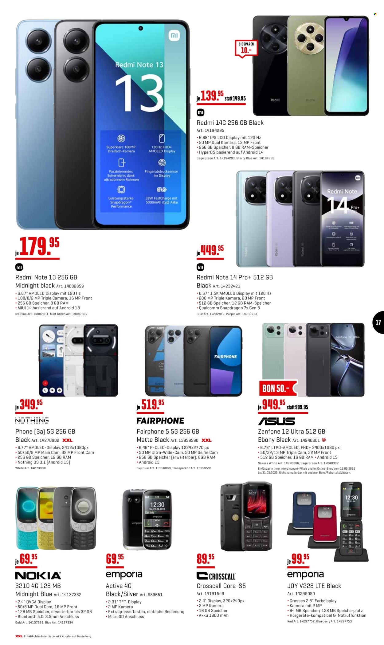 Volantino Interdiscount - 12.5.2025 - 25.5.2025. Pagina 17