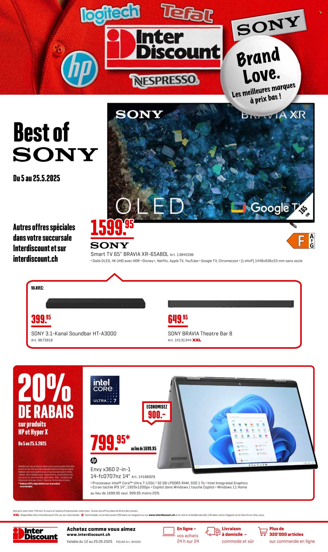 Volantino Interdiscount - 12.5.2025 - 25.5.2025. Pagina 1