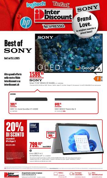 Volantino Interdiscount - 12.5.2025 - 25.5.2025.