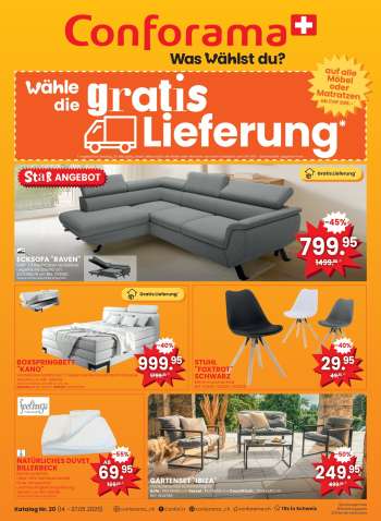 Catalogue Conforama - 14.5.2025 - 27.5.2025.
