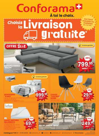 Volantino Conforama - 14.5.2025 - 27.5.2025.