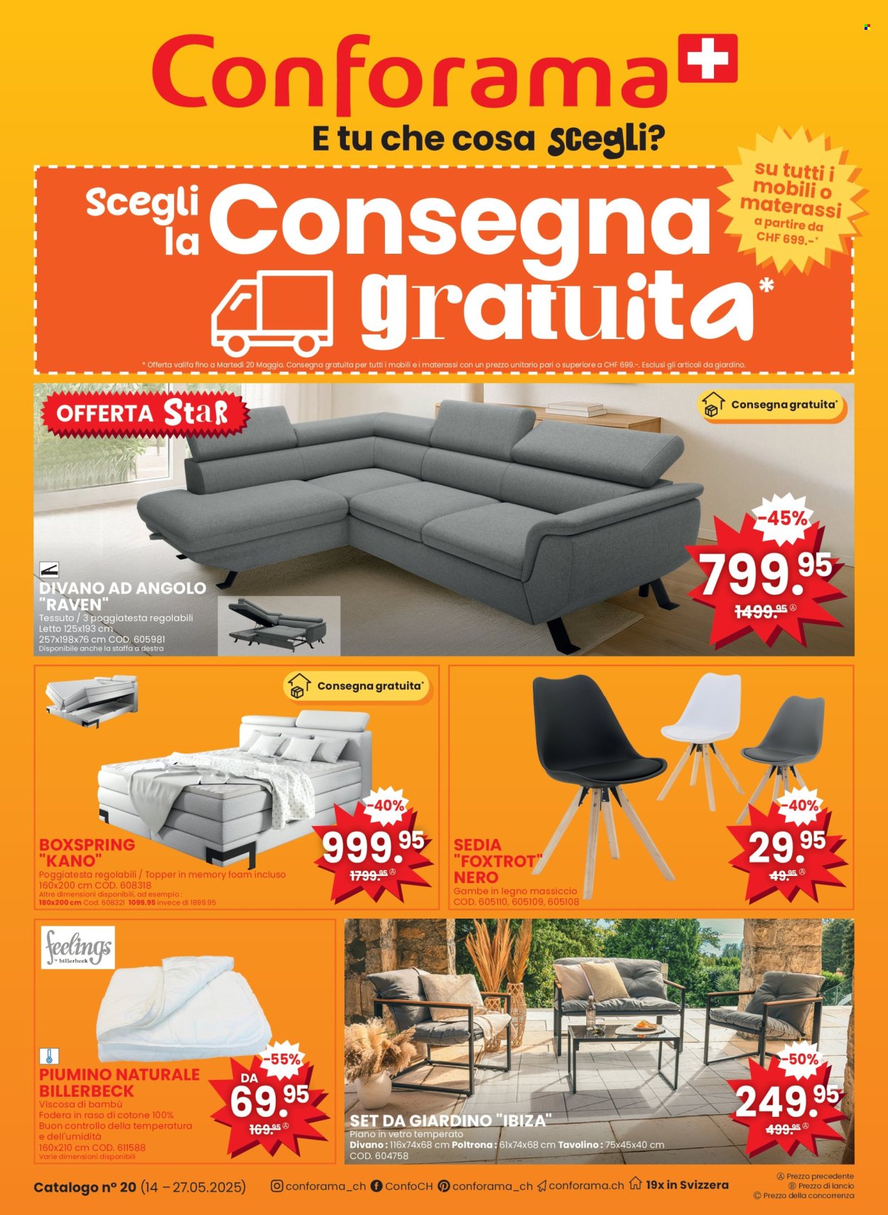 Prospekt Conforama - 14.5.2025 - 27.5.2025. Seite 1