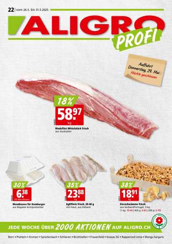 Prospekte ALIGRO - 26.5.2025 - 31.5.2025.