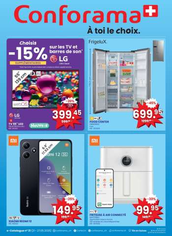Catalogue Conforama - 21.5.2025 - 27.5.2025.