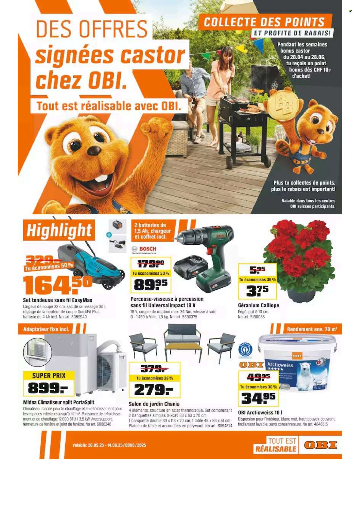 Volantino OBI - 25.5.2025 - 14.6.2025. Pagina 1