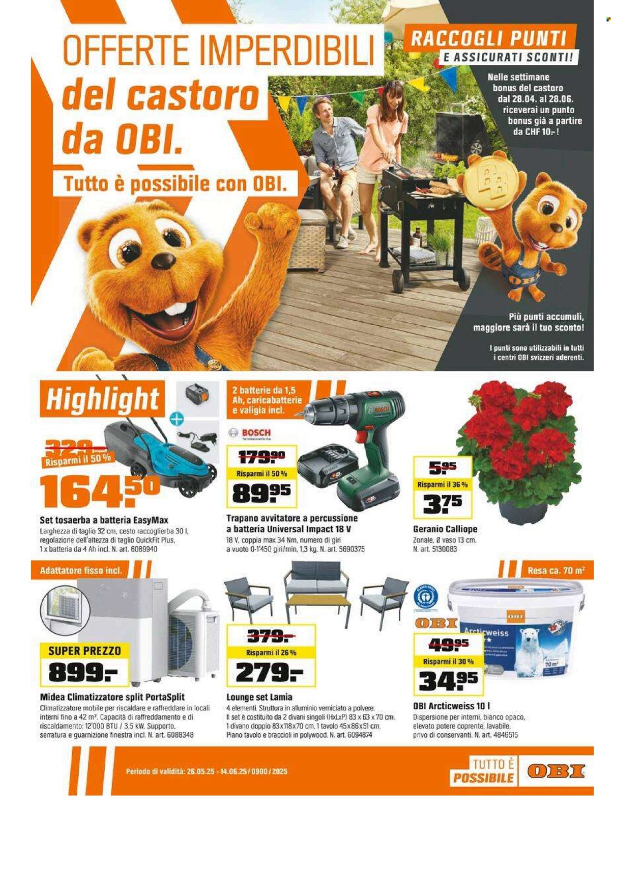Volantino OBI - 25.5.2025 - 14.6.2025. Pagina 1