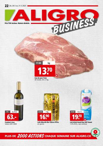 Volantino ALIGRO - 26.5.2025 - 31.5.2025.