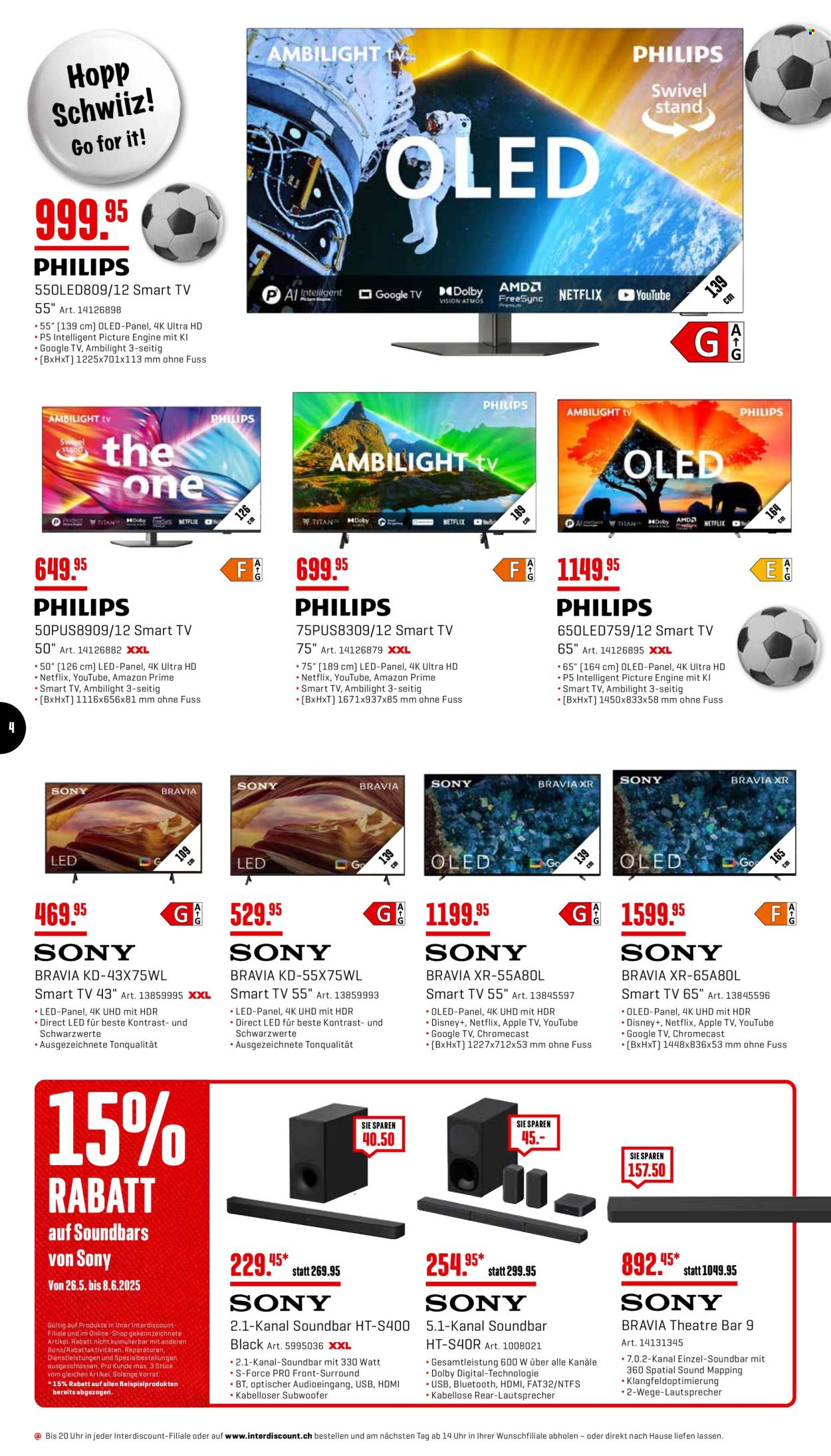 Prospekt Interdiscount - 26.5.2025 - 8.6.2025. Seite 4