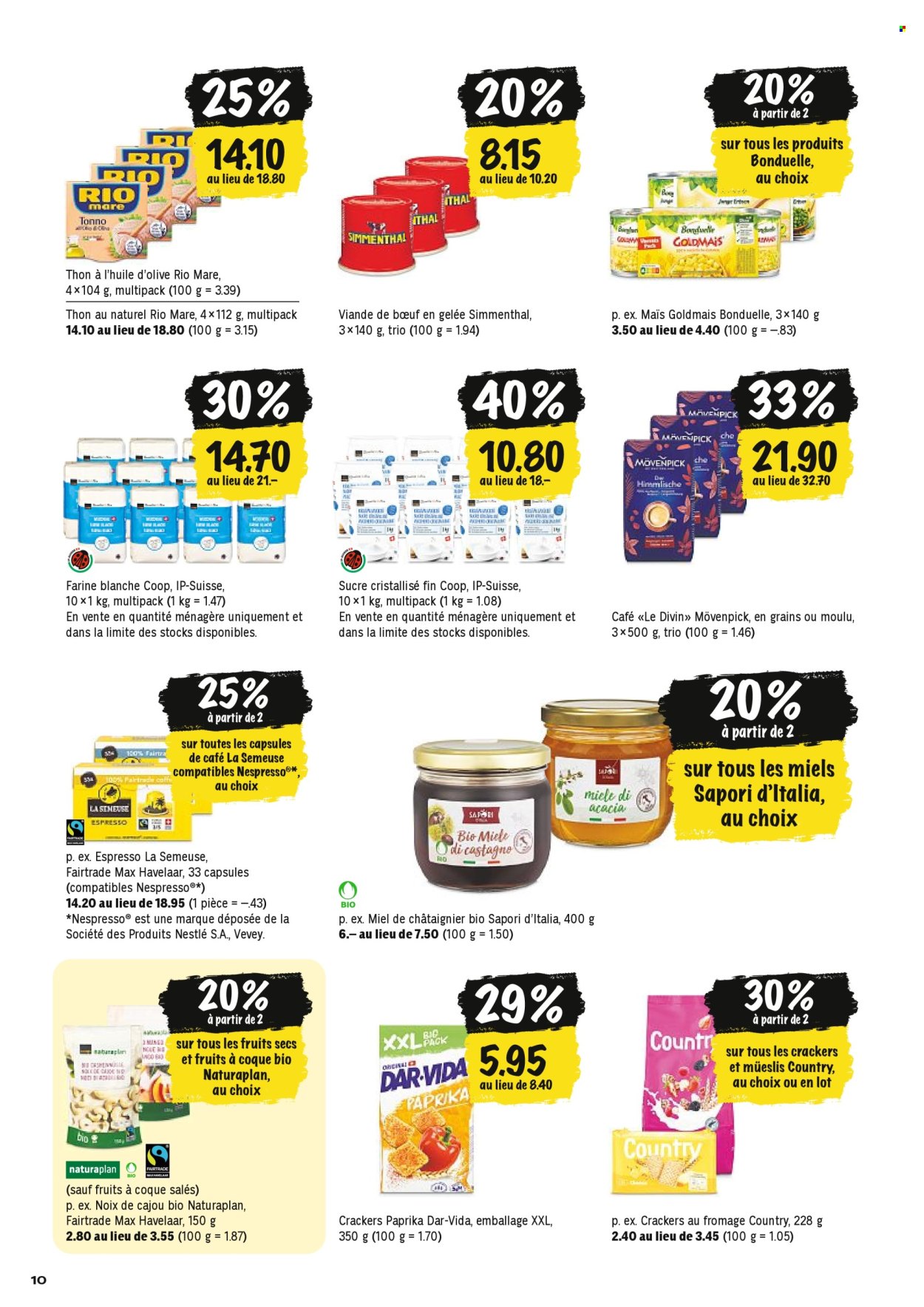 Prospekt Coop - 27.5.2025 - 4.6.2025. Seite 10