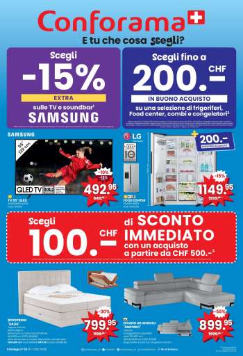 Volantino Conforama - 4.6.2025 - 17.6.2025.