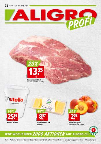 Prospekte ALIGRO - 16.6.2025 - 21.6.2025.