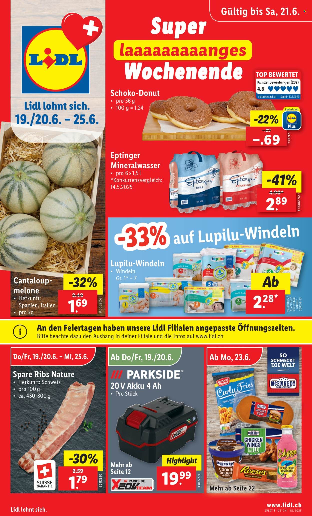 Prospekt Lidl - 19.6.2025 - 25.6.2025. Seite 1