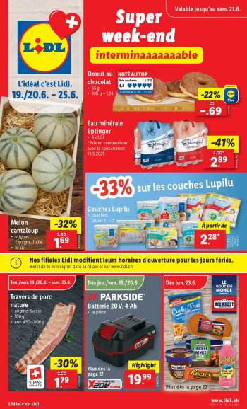 Prospekte Lidl - 19.6.2025 - 25.6.2025.