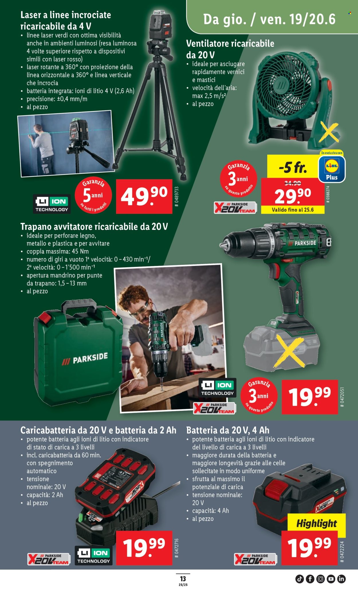 Prospekt Lidl - 19.6.2025 - 25.6.2025. Seite 13