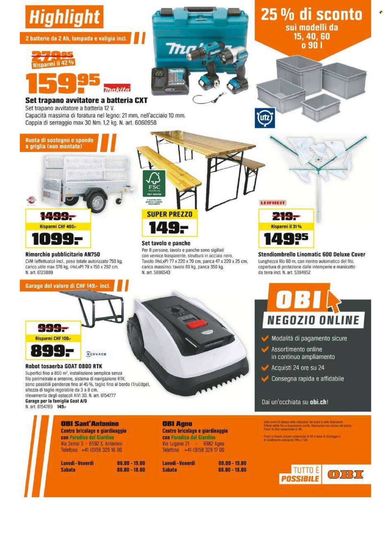 Volantino OBI - 16.6.2025 - 28.6.2025. Pagina 16