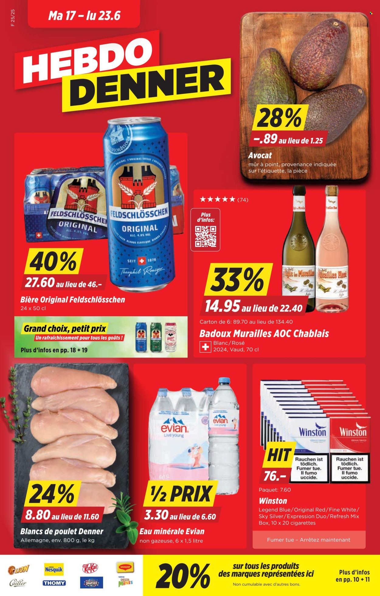 Prospekt Denner - 17.6.2025 - 23.6.2025. Seite 1
