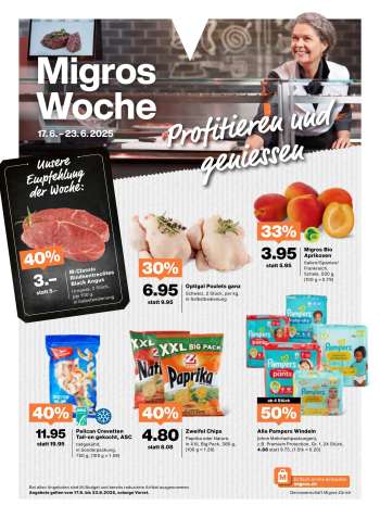 Prospekte Migros - 17.6.2025 - 23.6.2025.
