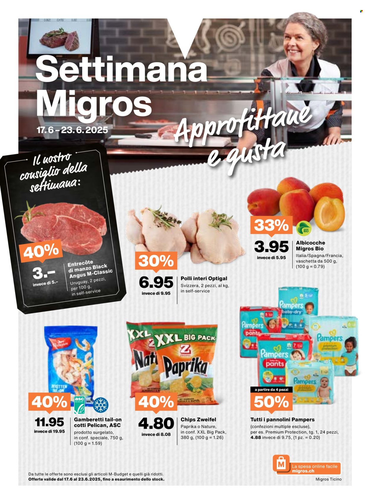 Volantino Migros - 17.6.2025 - 23.6.2025. Pagina 1