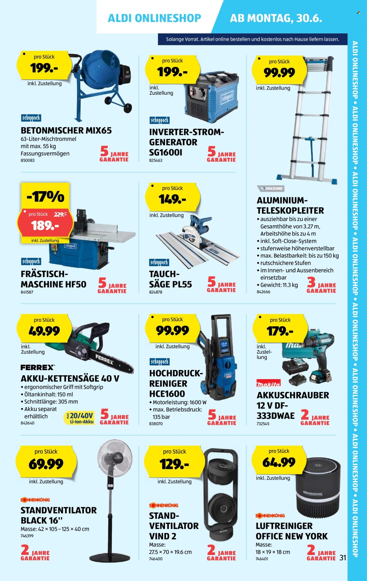 Volantino Aldi - 26.6.2025 - 2.7.2025. Pagina 31