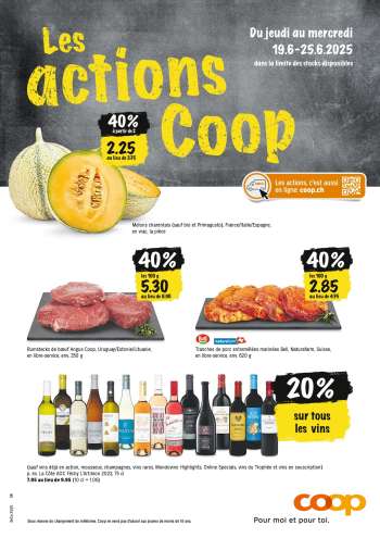 Prospekte Coop - 19.6.2025 - 25.6.2025.
