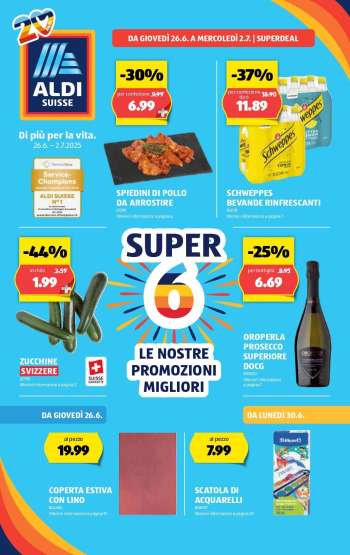 Volantino Aldi - 26.6.2025 - 2.7.2025.