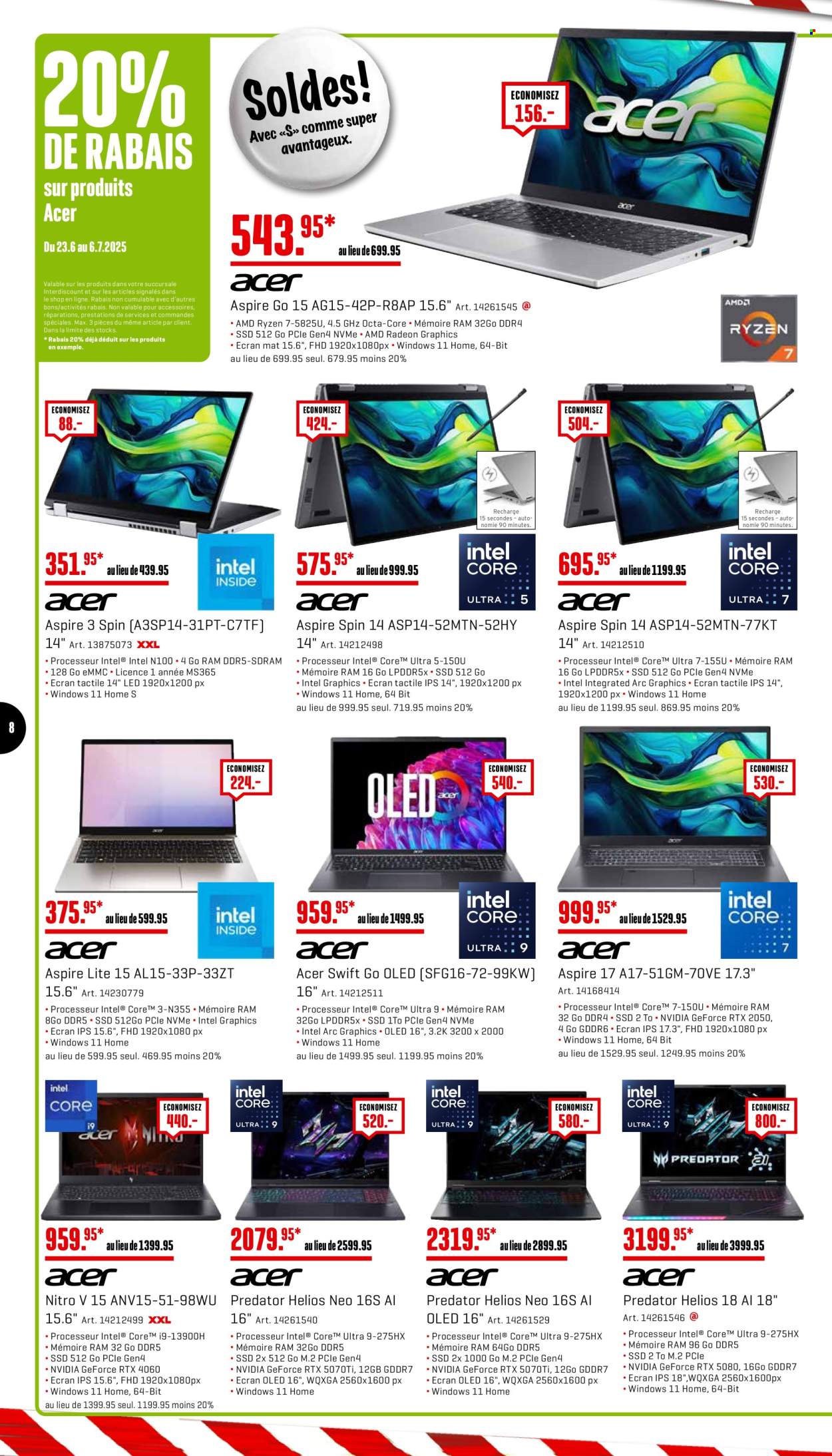 Catalogue Interdiscount - 23.6.2025 - 6.7.2025. Page 8