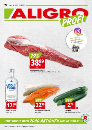 Prospekte ALIGRO - 30.6.2025 - 5.7.2025.