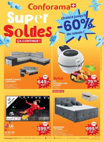 Volantino Conforama - 25.6.2025 - 8.7.2025.