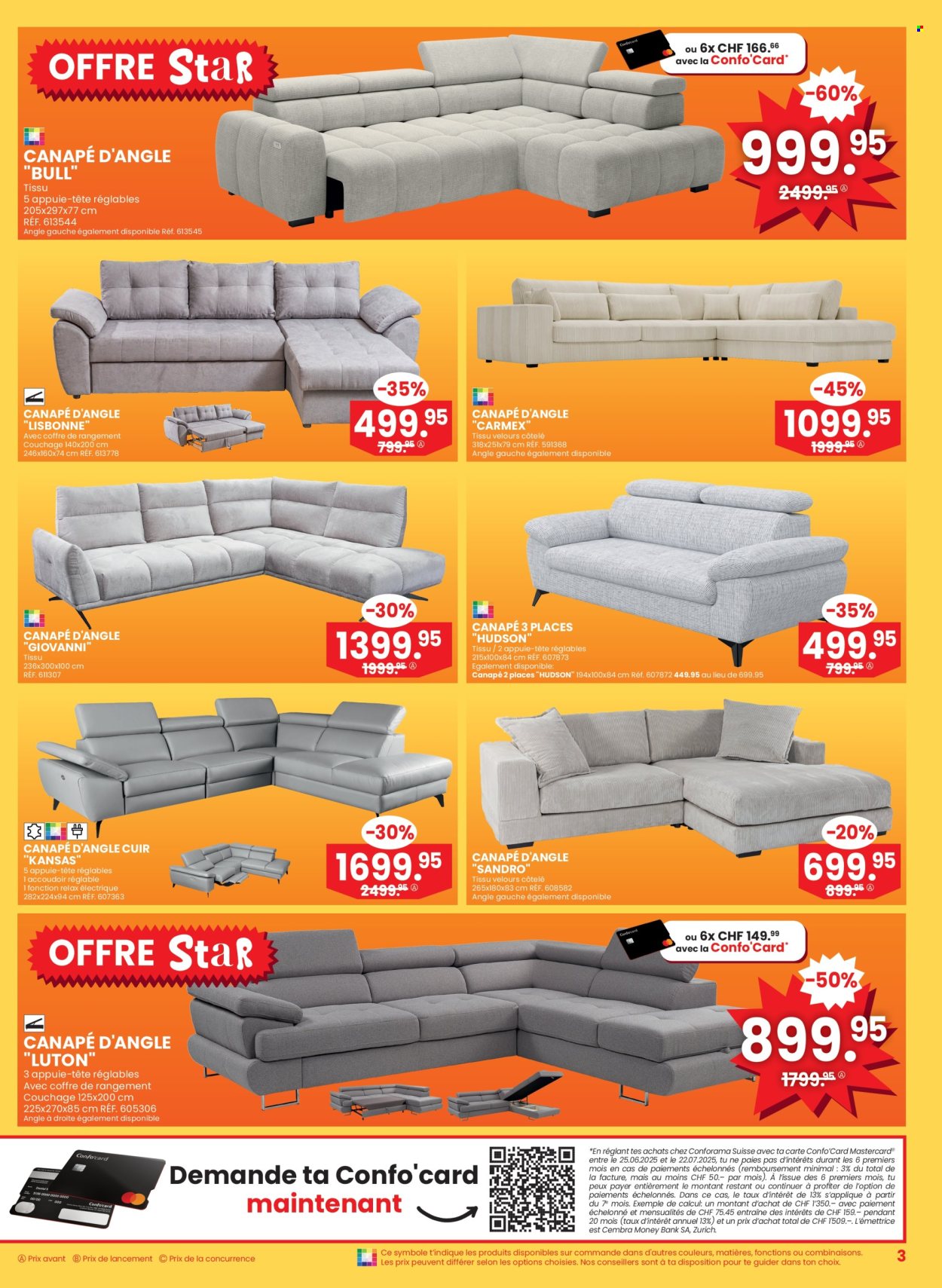 Volantino Conforama - 25.6.2025 - 8.7.2025. Pagina 3