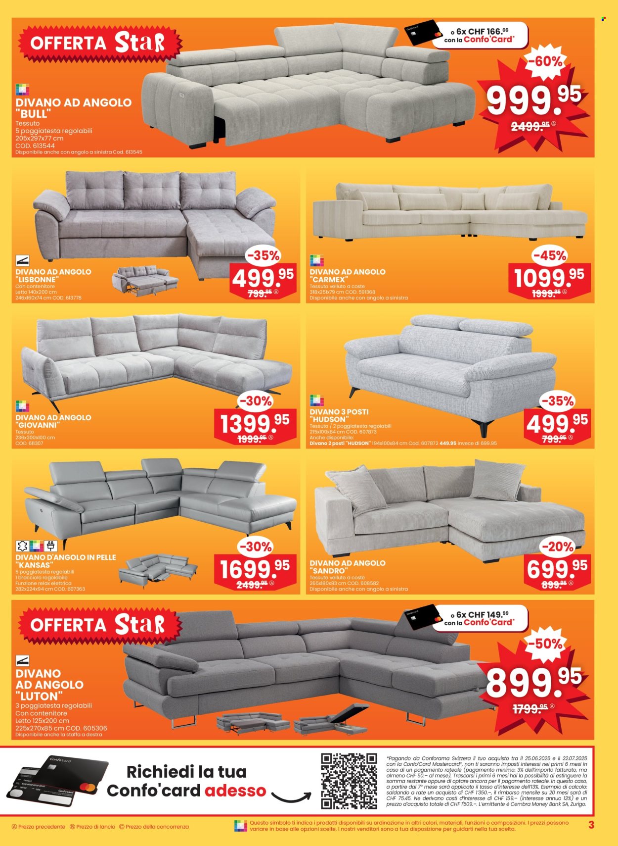 Volantino Conforama - 25.6.2025 - 8.7.2025. Pagina 3