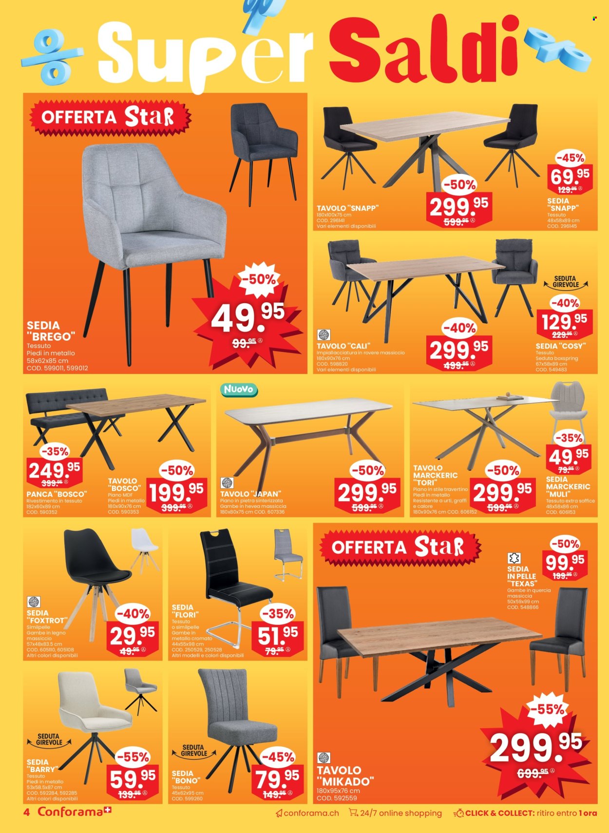 Volantino Conforama - 25.6.2025 - 8.7.2025. Pagina 4