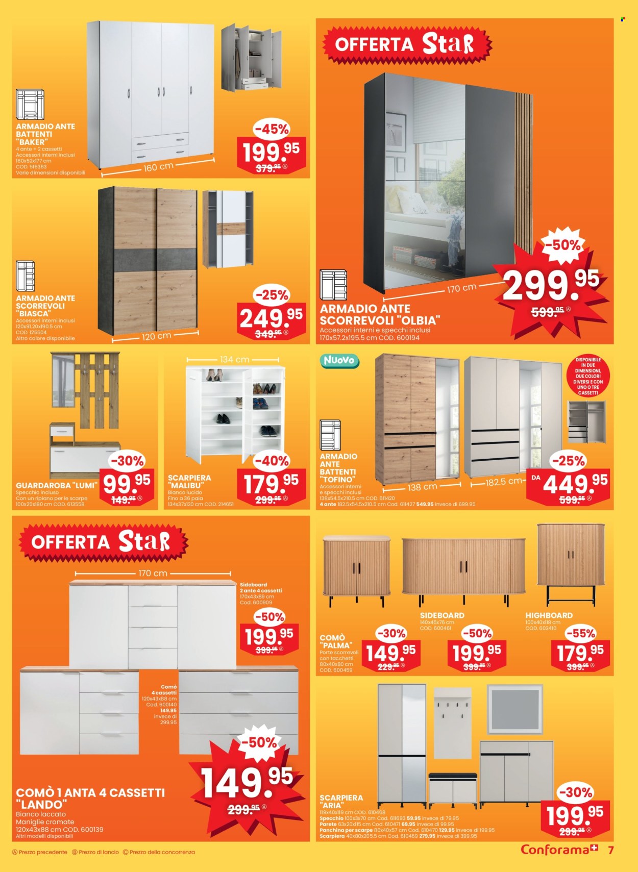 Volantino Conforama - 25.6.2025 - 8.7.2025. Pagina 7