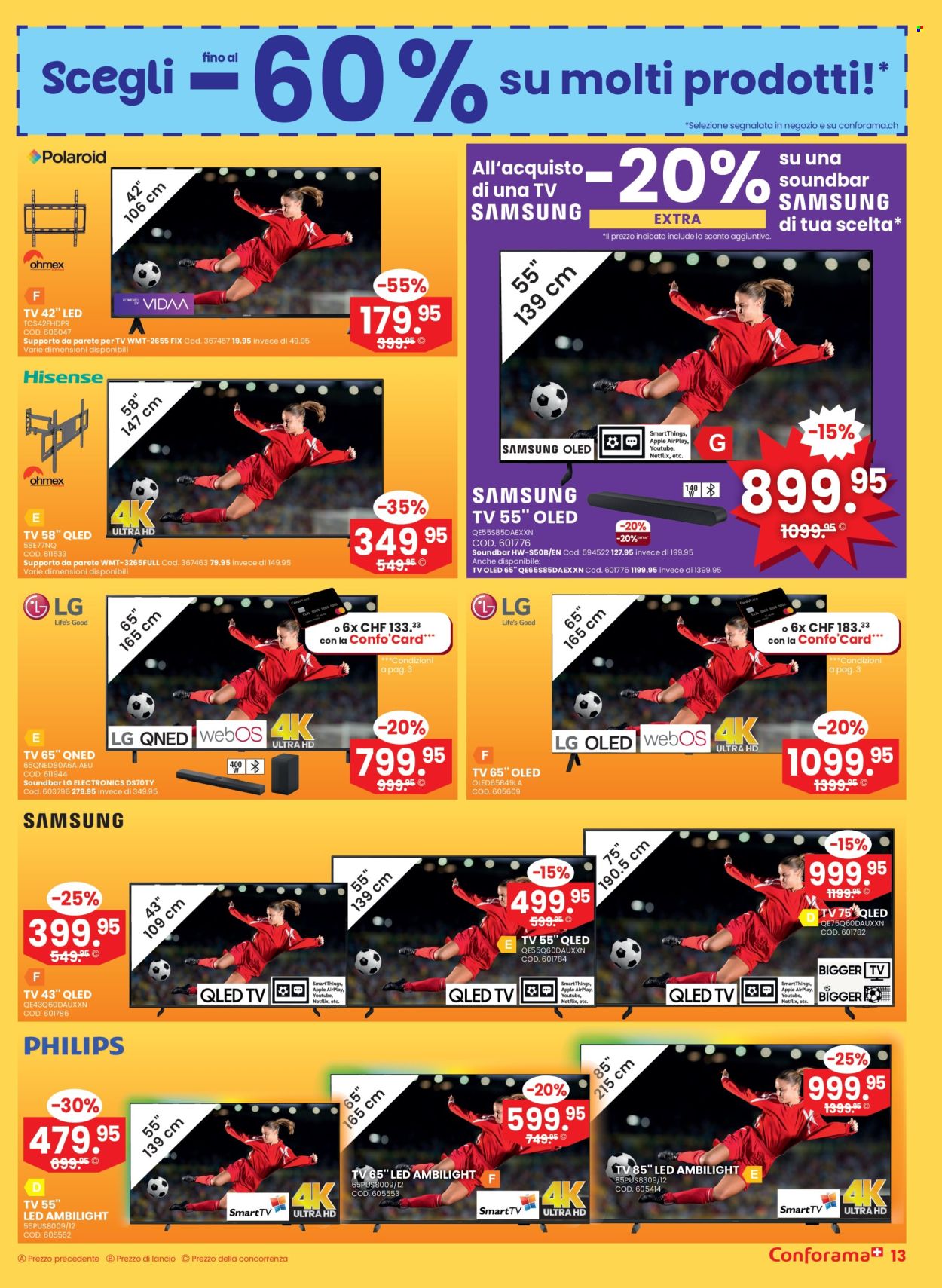 Volantino Conforama - 25.6.2025 - 8.7.2025. Pagina 13