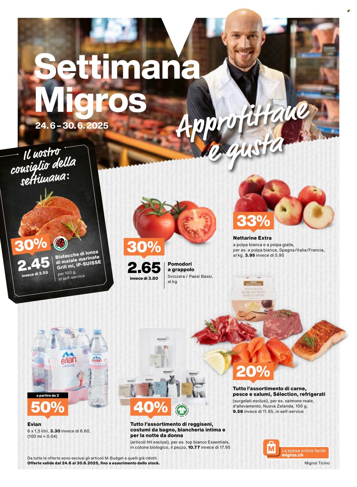 Volantino Migros - 24.6.2025 - 30.6.2025. Pagina 1