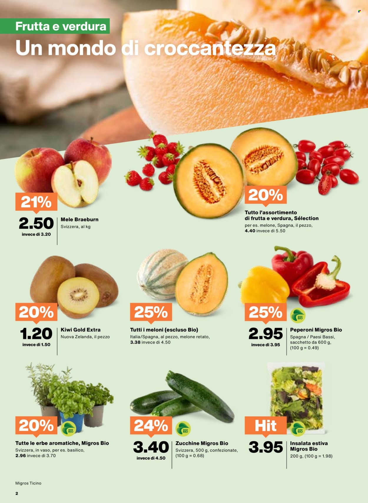 Volantino Migros - 24.6.2025 - 30.6.2025. Pagina 2