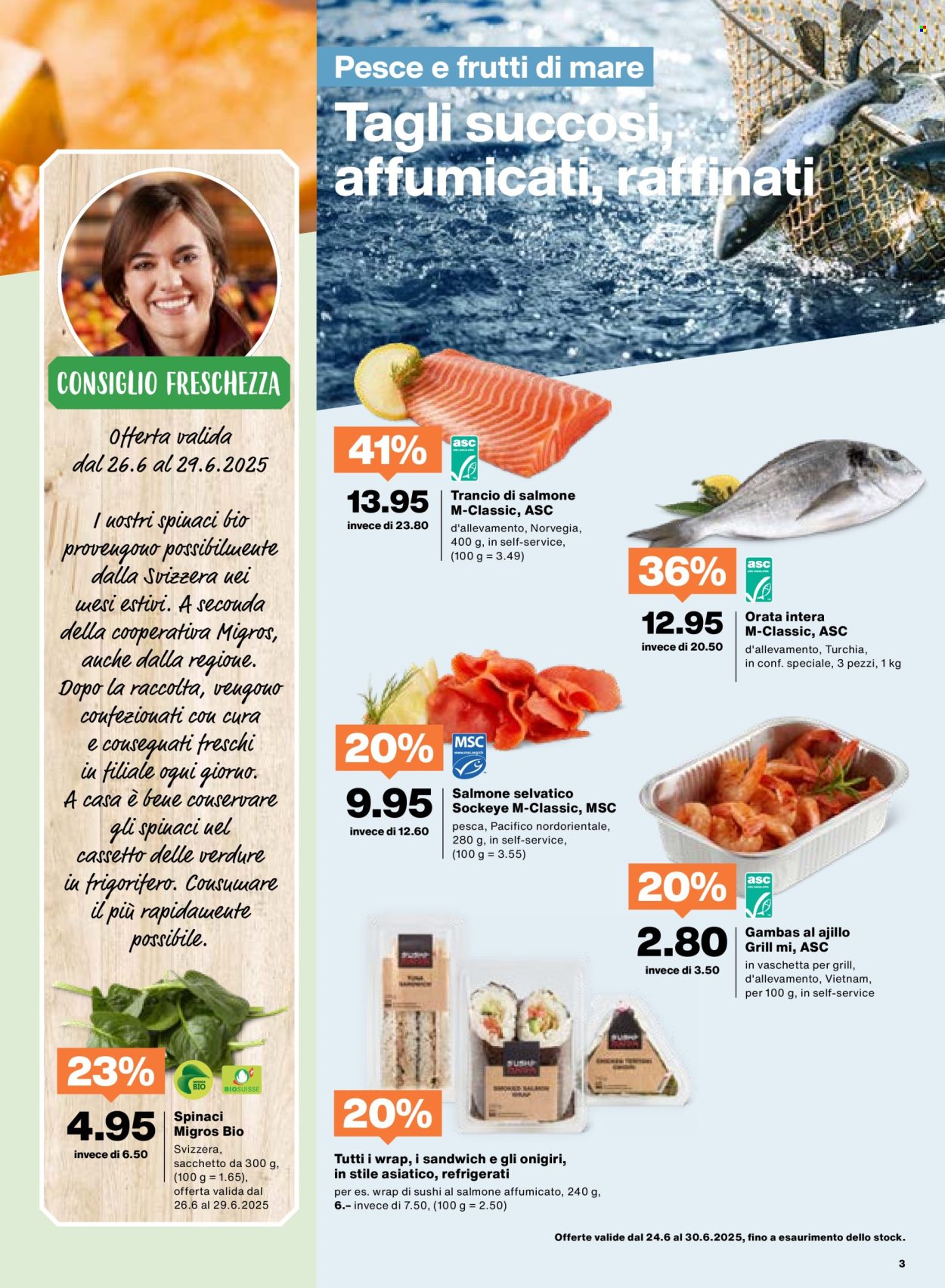 Volantino Migros - 24.6.2025 - 30.6.2025. Pagina 3