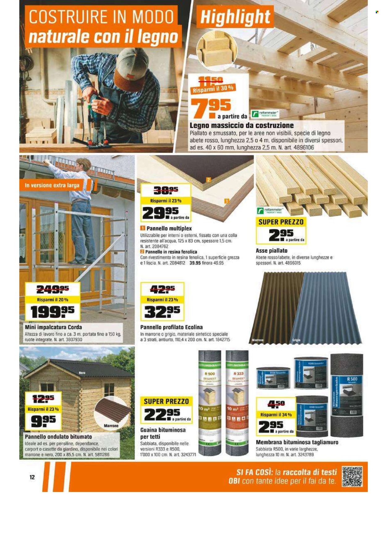 Volantino OBI - 29.6.2025 - 19.7.2025. Pagina 12