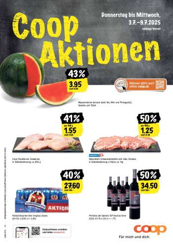 Prospekte Coop - 3.7.2025 - 9.7.2025.