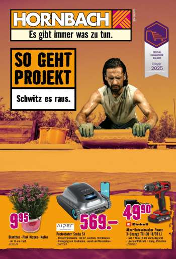 Catalogue Hornbach - 8.7.2025 - 4.8.2025.