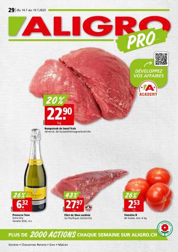 Prospekte ALIGRO - 14.7.2025 - 26.7.2025.