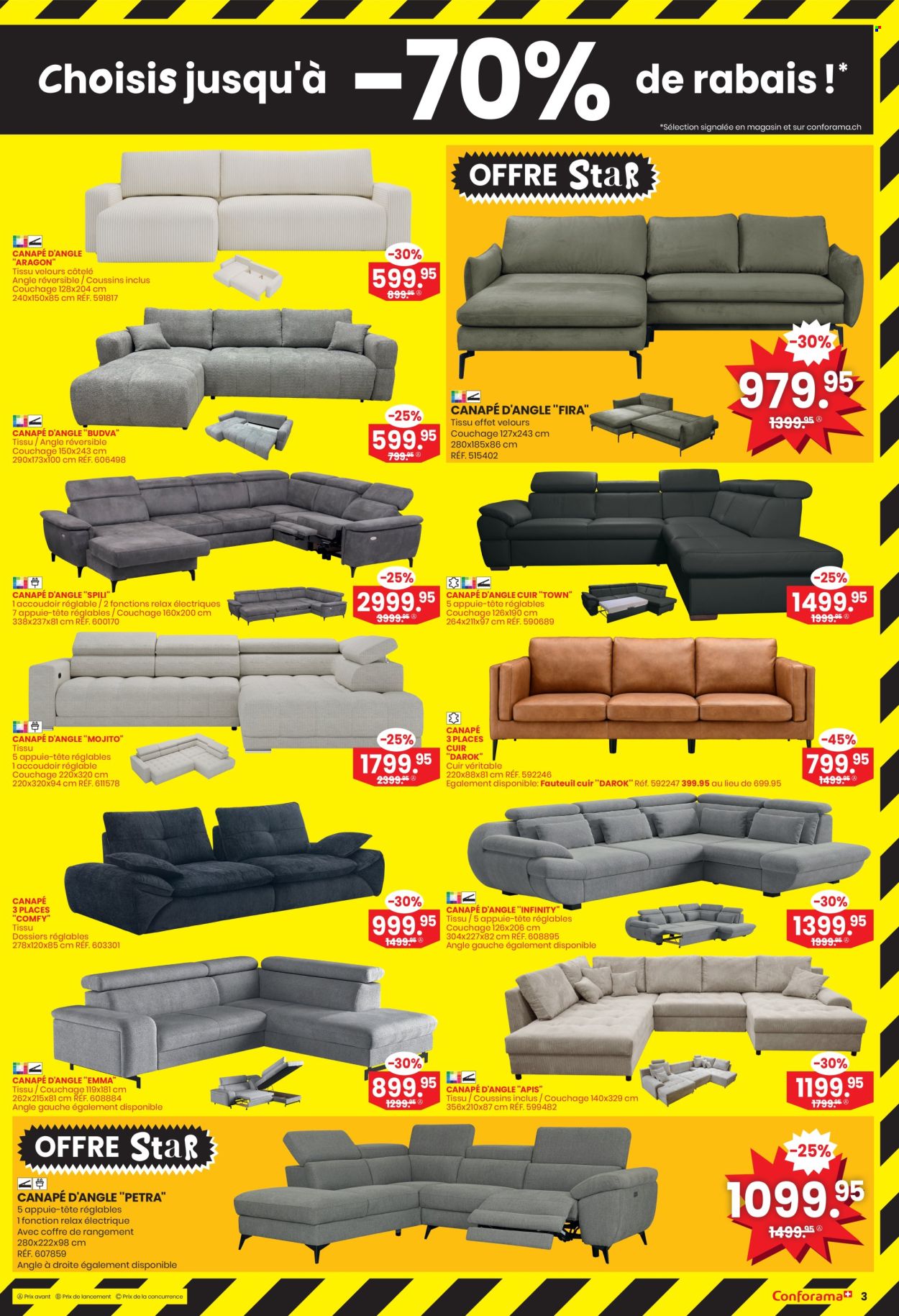 Volantino Conforama - 9.7.2025 - 22.7.2025. Pagina 3