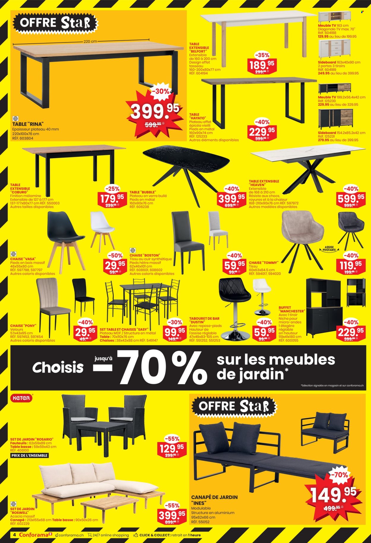 Volantino Conforama - 9.7.2025 - 22.7.2025. Pagina 4