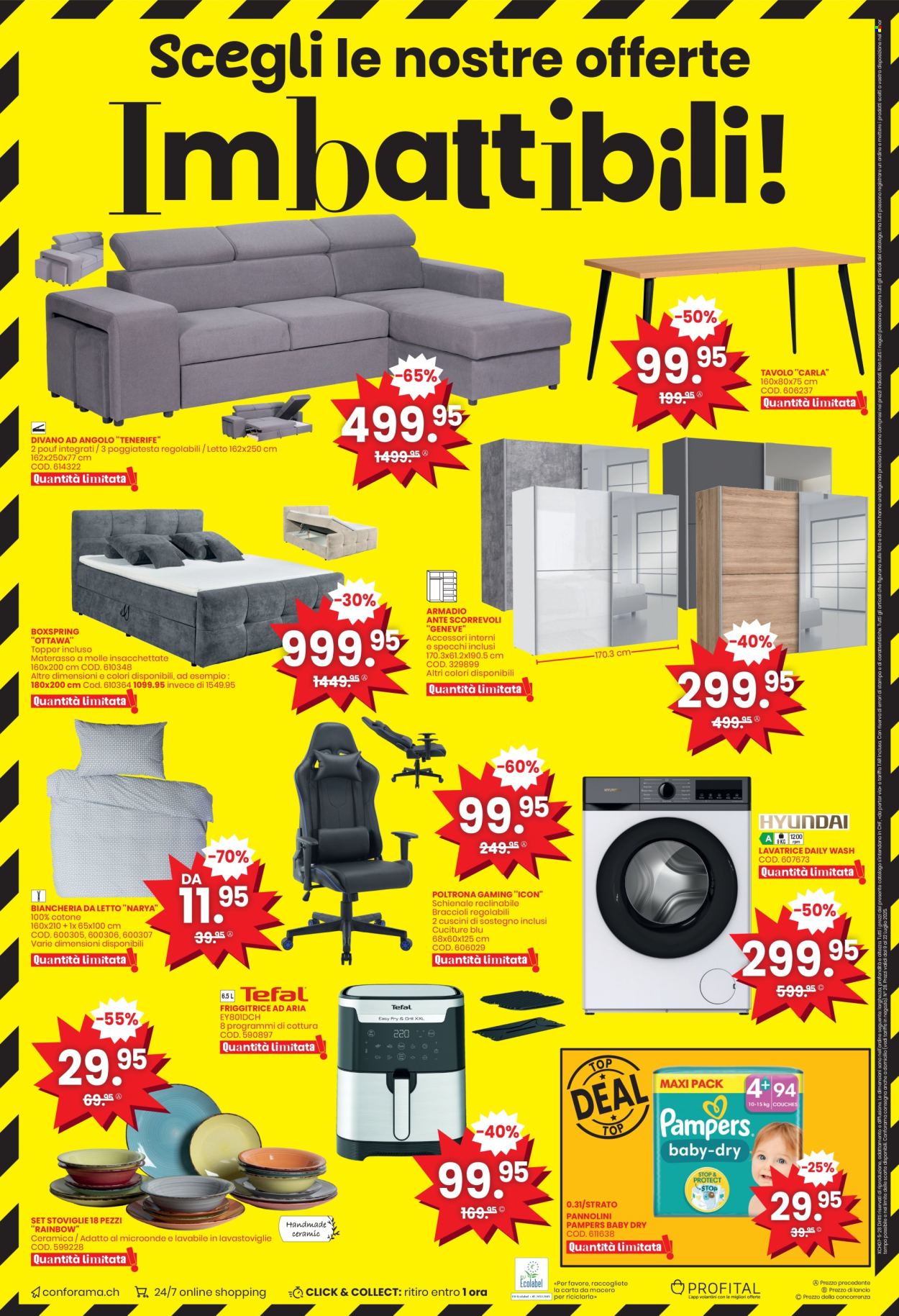 Volantino Conforama - 9.7.2025 - 22.7.2025. Pagina 12